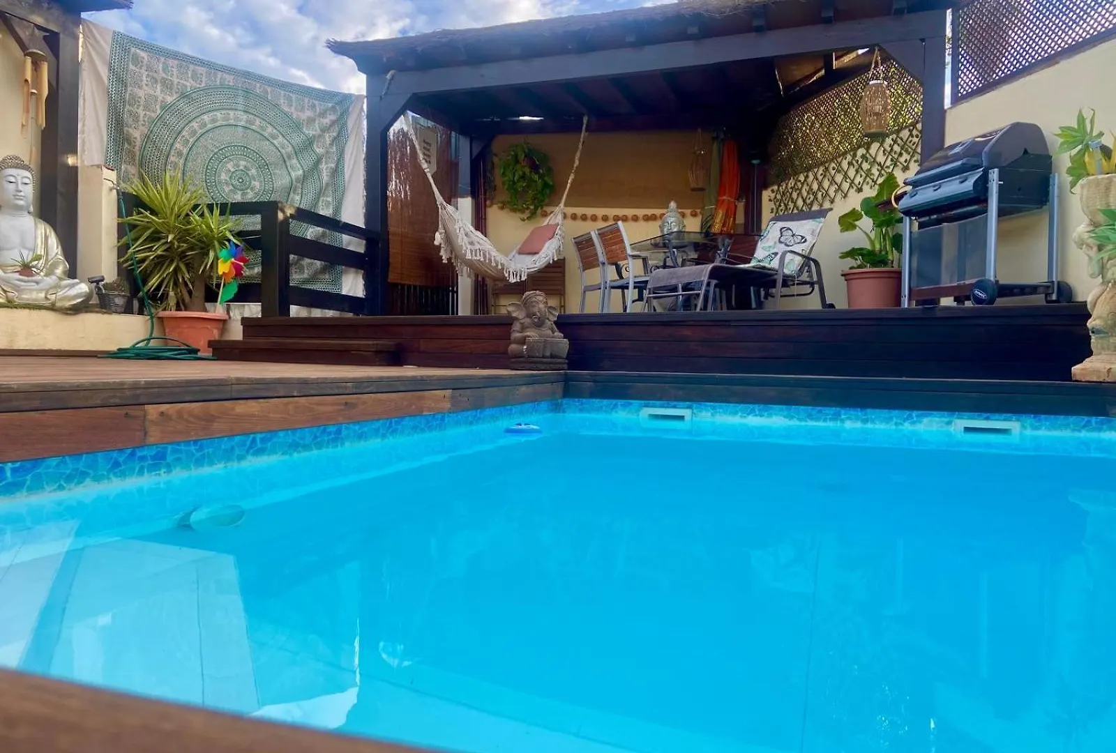 Bungalow Aloha, Piscina Privada, Playa Y Barbacoa Apartment