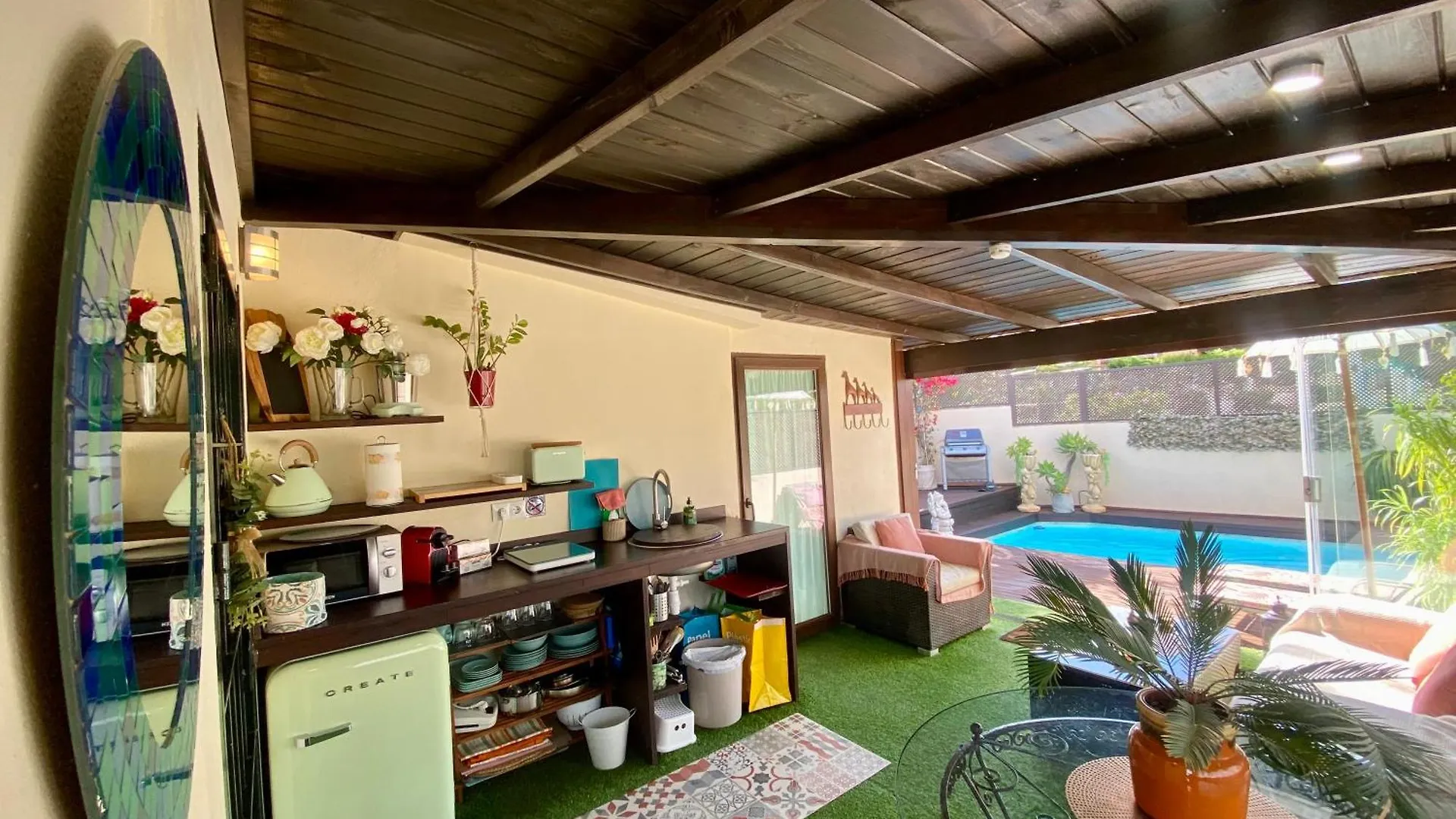 Apartment Bungalow Aloha, Piscina Privada, Playa Y Barbacoa