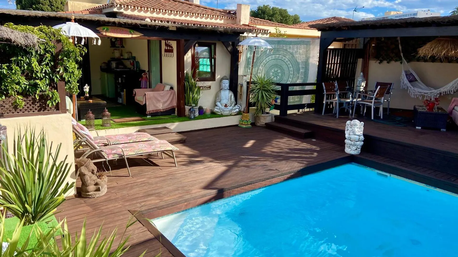Bungalow Aloha, Piscina Privada, Playa Y Barbacoa Apartment